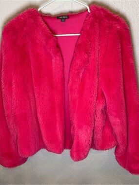 Wild Fable Hot Pink Faux Fur Jacket